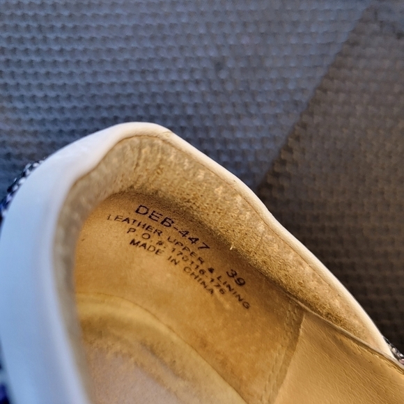 Alegria DEB-447 Debra Watercolor Blooms Leather Comfort Clog Women's 39 (US 8) - Picture 5 of 6